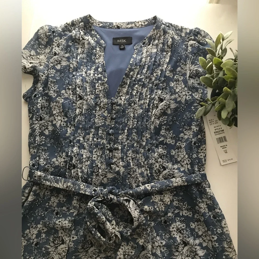 MKS Floral dress . NWT size 10 - Picture 1 of 11